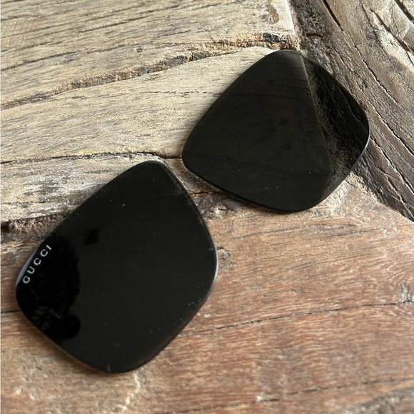 Gucci Black and Gold Sunglasses - Picture 10 of 10